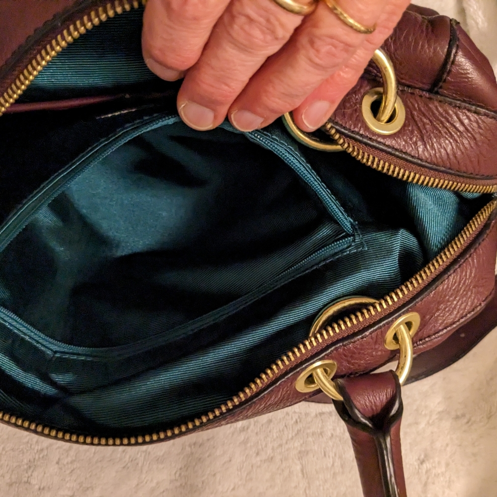 Vintage Etienne Aigner Leather Purse Satchel - Picture 8 of 15